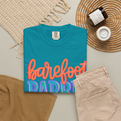Barefoot Barbie T-Shirt — Retro Colorblock Graphic Tee
