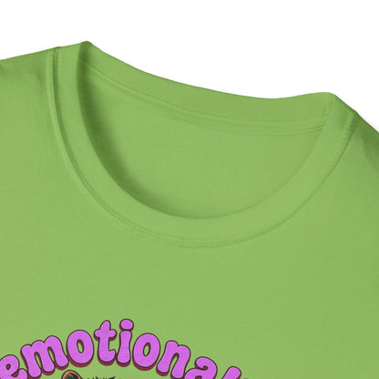 Emotionally Deceased T-Shirt — Cute Colorful Armadillo Graphic