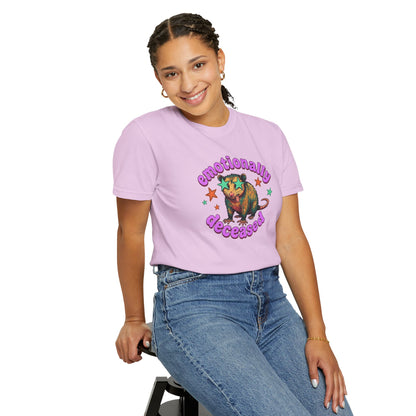 Emotionally Deceased T-Shirt — Vintage Cat Graphic Tee