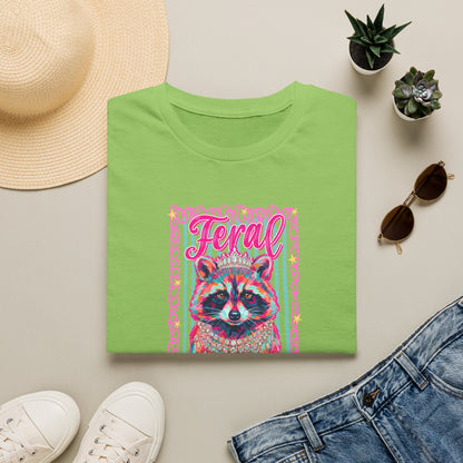 Feral Raccoon Gildan softstyle tshirt