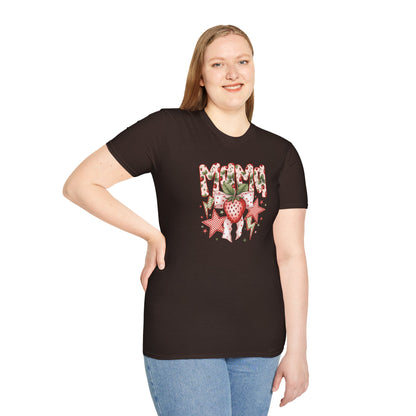 Strawberry Vibes T-Shirt — Retro Stars & Heart Graphic