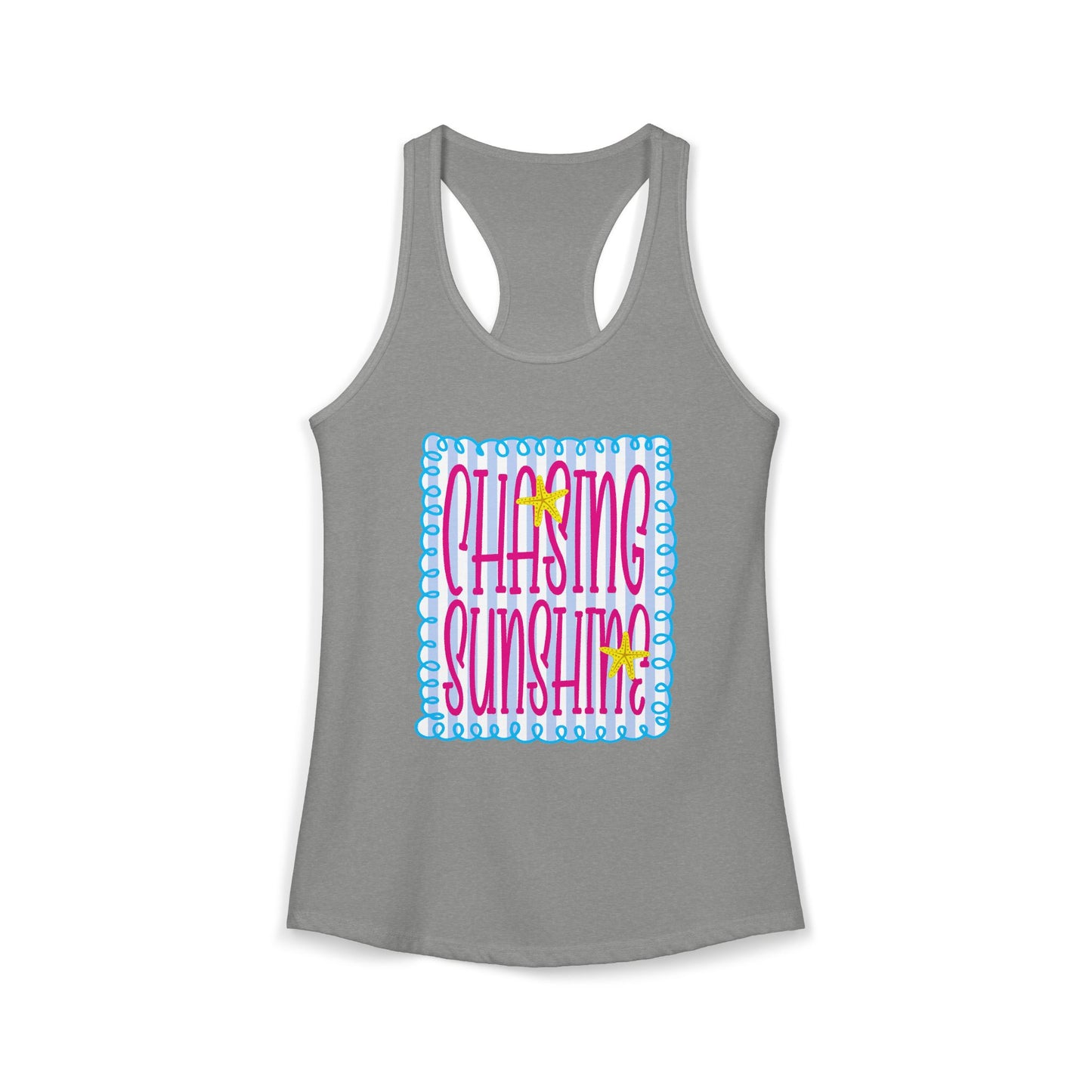 Chasing sunshine Racerback Tank