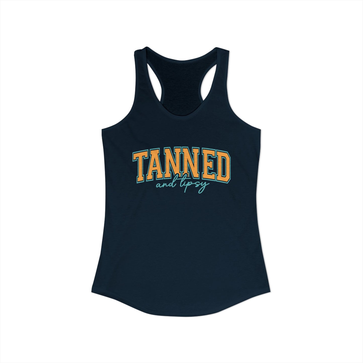 Tanned & Tipsy Racerback Tank
