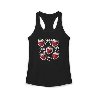 Strawberry yarn Racerback Tank