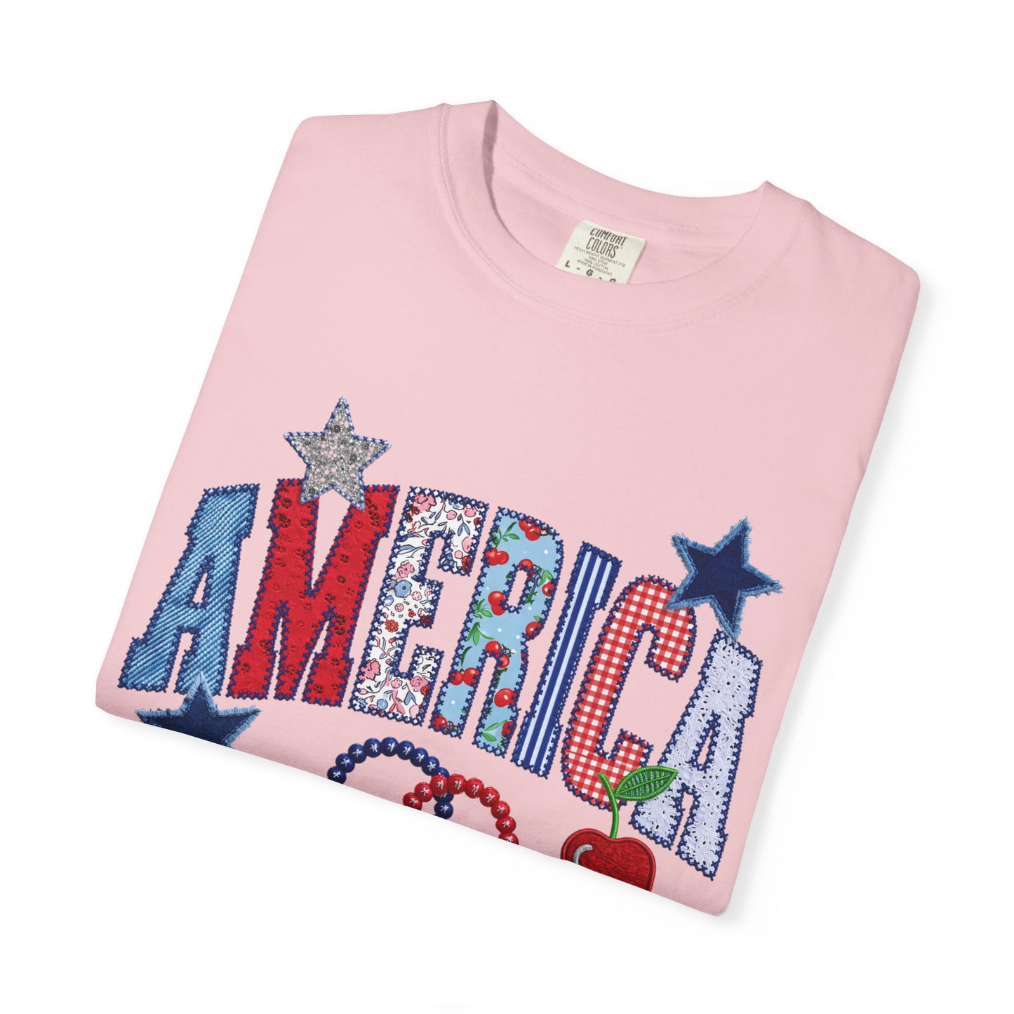 America Graphic T-Shirt — Patriotic Stars & Stripes Tee