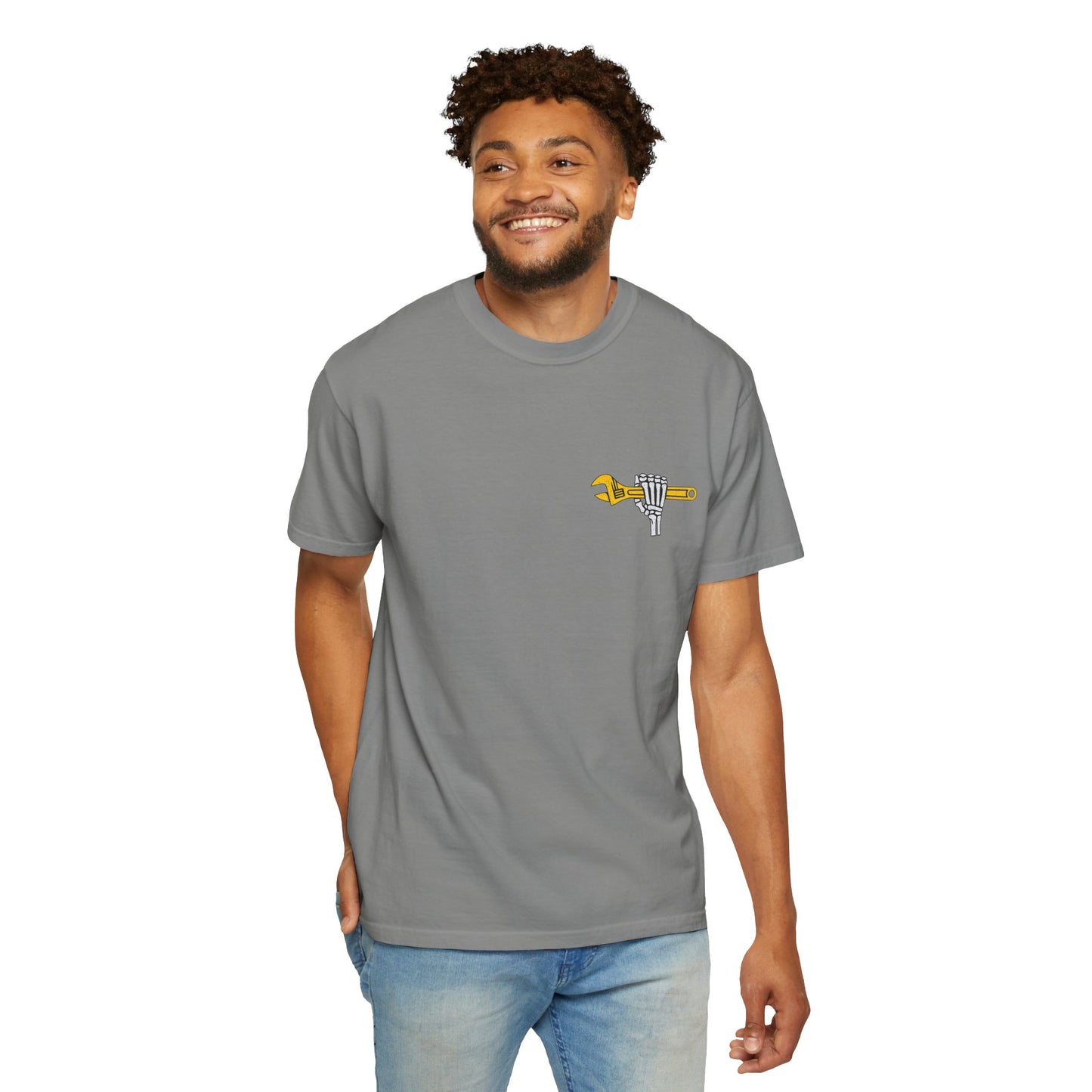 Mechanic T-Shirt — "I Can Fix a Lot of Things (But I Can't Fix Stupid)" Graphic Tee