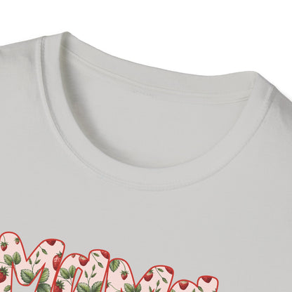 Strawberry Vibes T-Shirt — Retro Stars & Heart Graphic