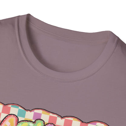 Mama Balloon Graphic Tee — Colorful Pastel Celebration Shirt for Moms
