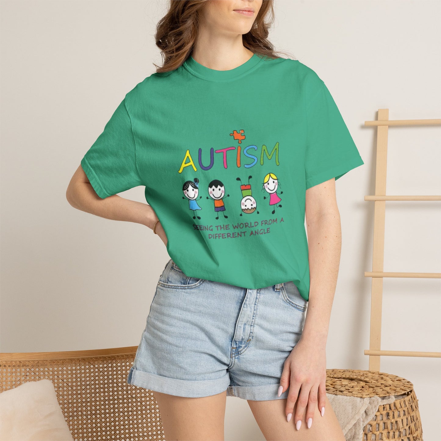 Autism, Seeing the World From a Different Angle T-shirt