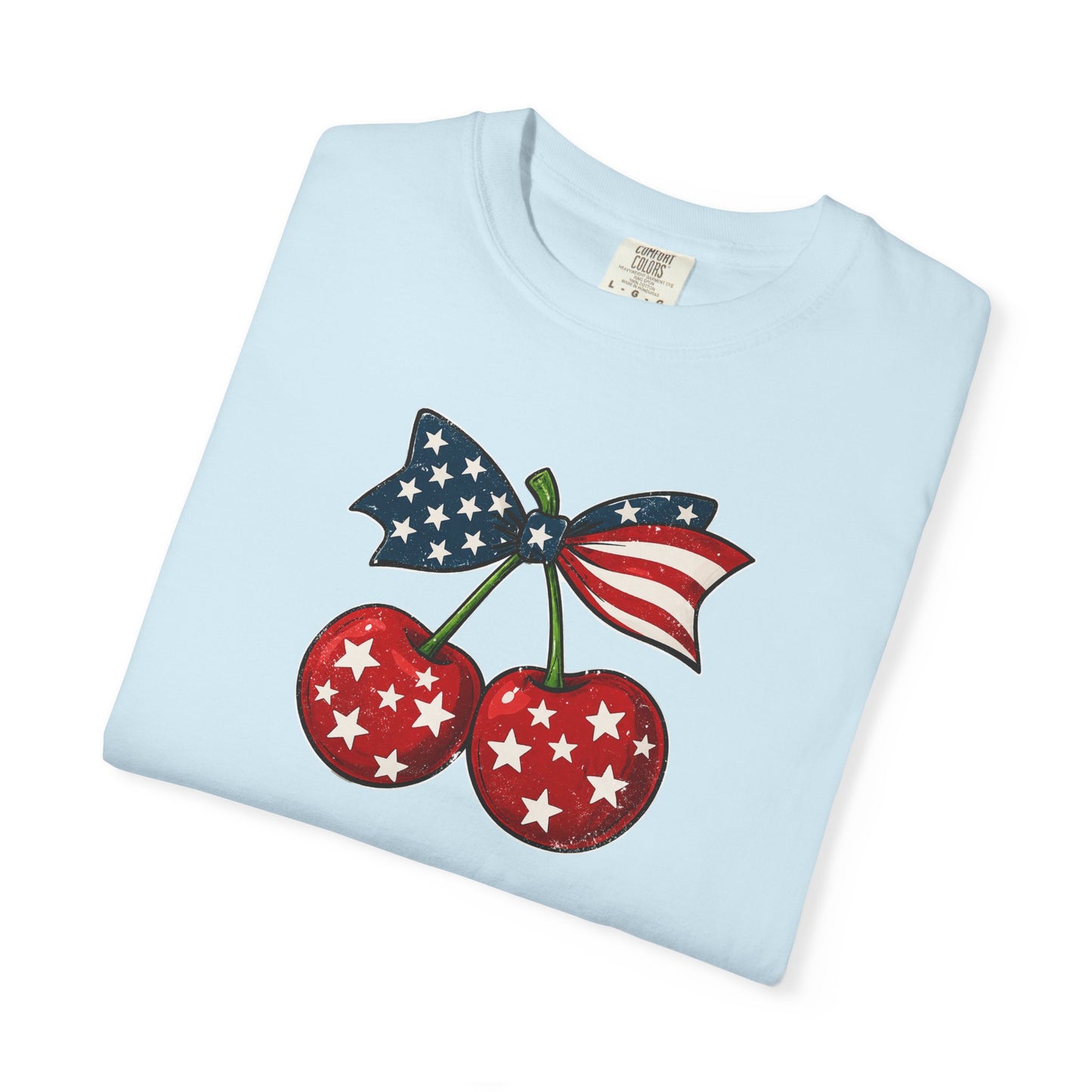 American Flag Cherry T-Shirt