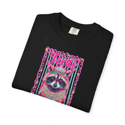 Feral Raccoon comfort color T-shirt