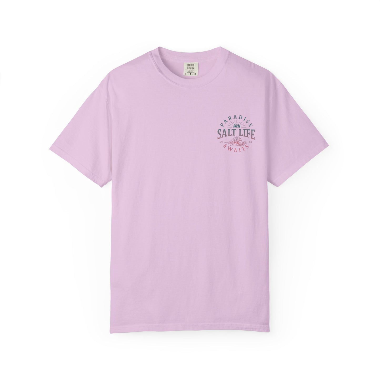 Salt Life Paradise Awaits Front & Back T-shirt