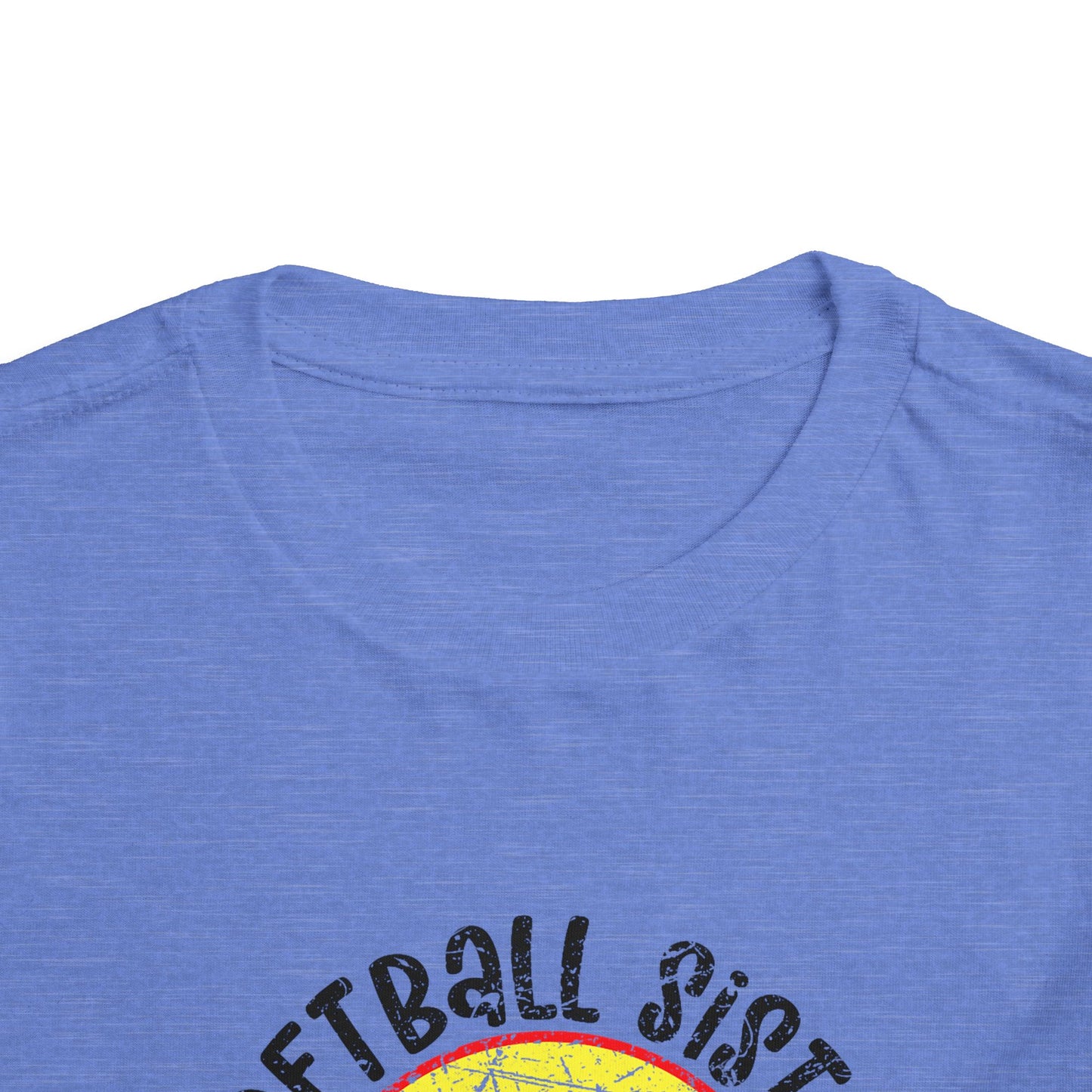Toddler Tee — "Softball Sister I'm Just Here for the Snacks" Cute Sports Shirt
