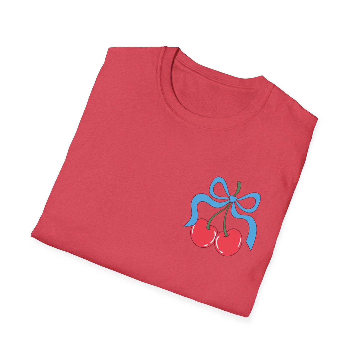Patriotic Cherry T-Shirt — USA 1776 Fourth of July Graphic Tee