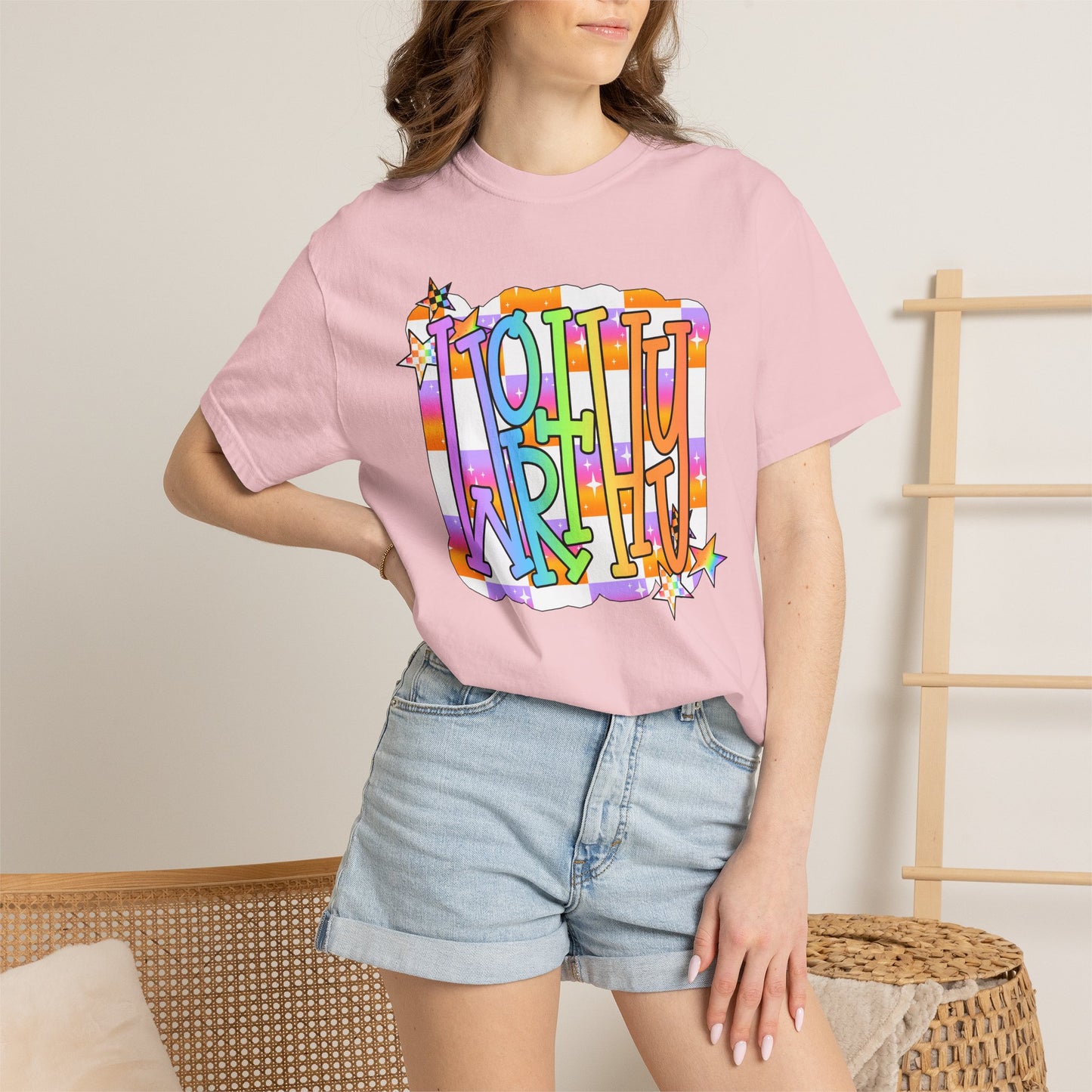 “WORTHY' Graphic T-Shirt — Positive Message Tee