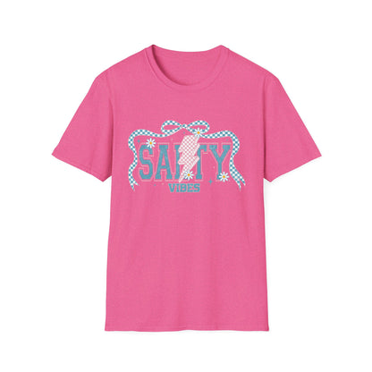Salty Vibes Beach T-Shirt — Retro Seashell Graphic Tee