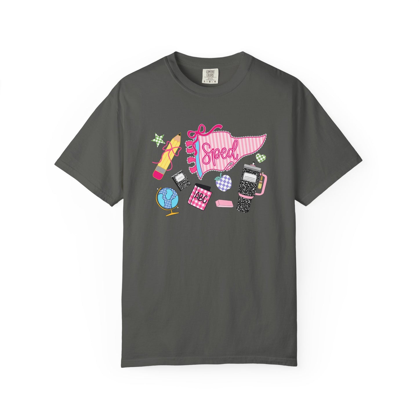 Retro Tech Collage T-Shirt — 'Speed' Graphic Tee for 90s Nostalgia