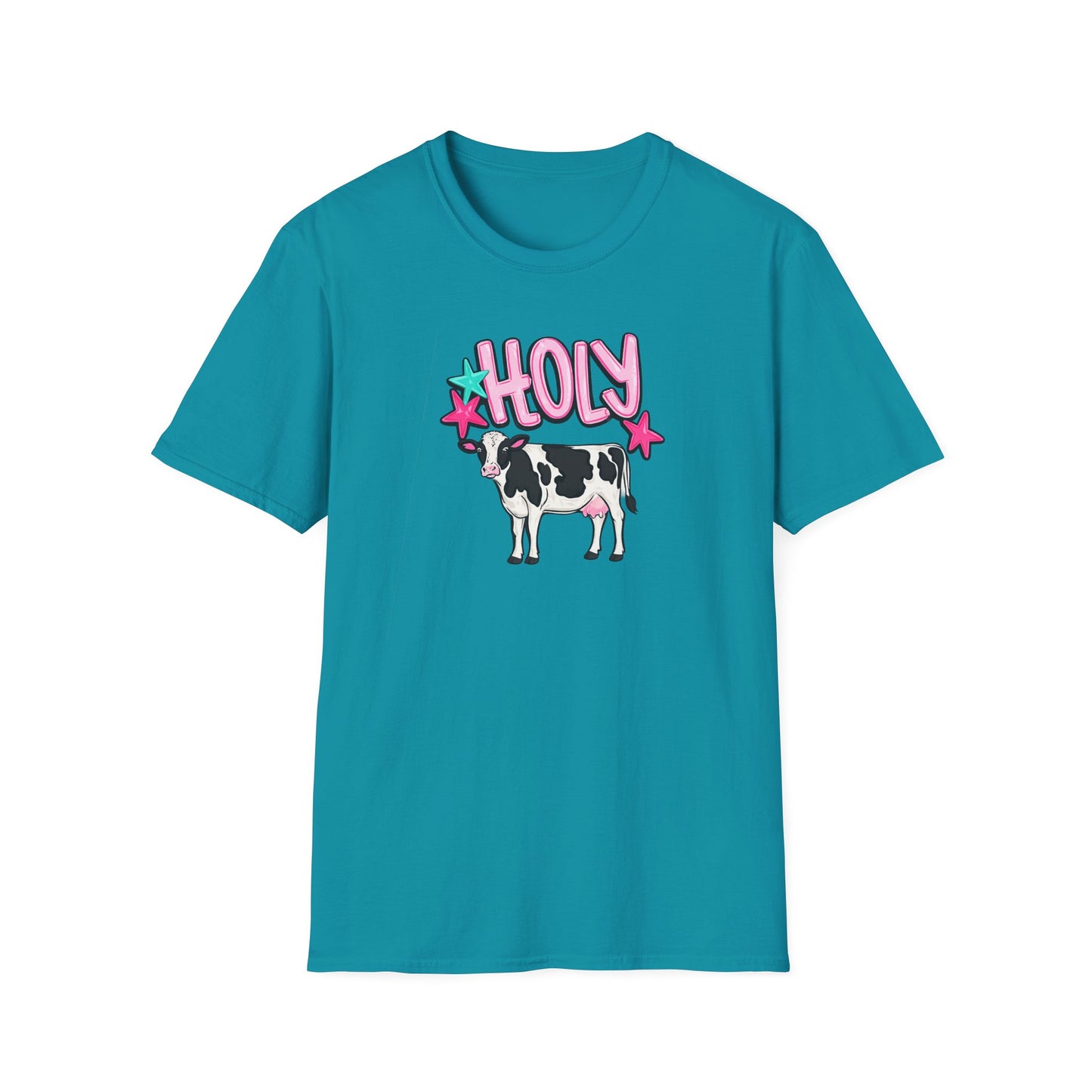 Holy Cow T-Shirt — Cute Pastel Cow Graphic Tee