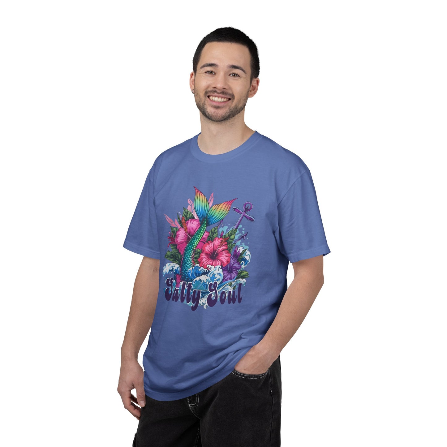 Salty Soul Mermaid Tail T-shirt