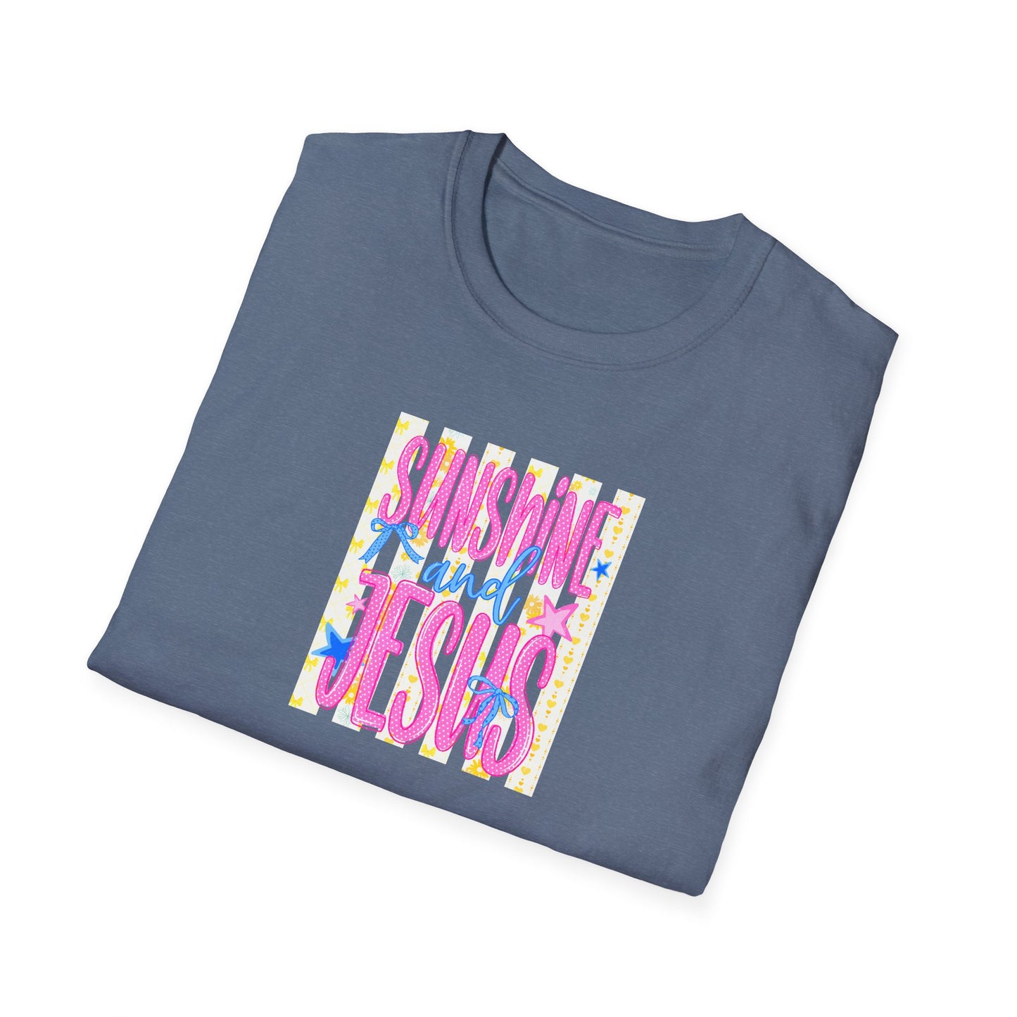 Sunshine and Jesus T‑Shirt — Bright Christian Faith Graphic Tee