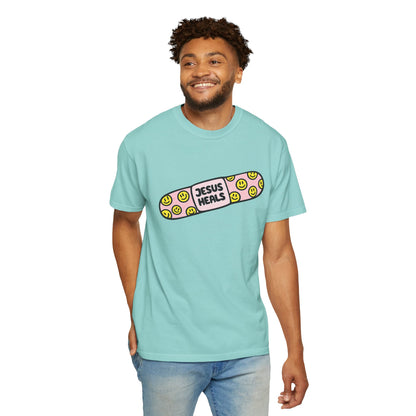Jesus Heals Bandage T-Shirt — Christian Faith Graphic Tee