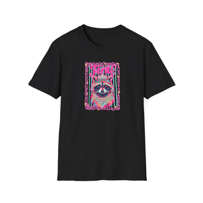 Feral Raccoon Gildan softstyle tshirt