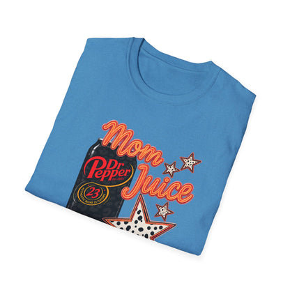 Mom Juice Dr Pepper T-Shirt – Retro Soda Graphic Tee for Moms