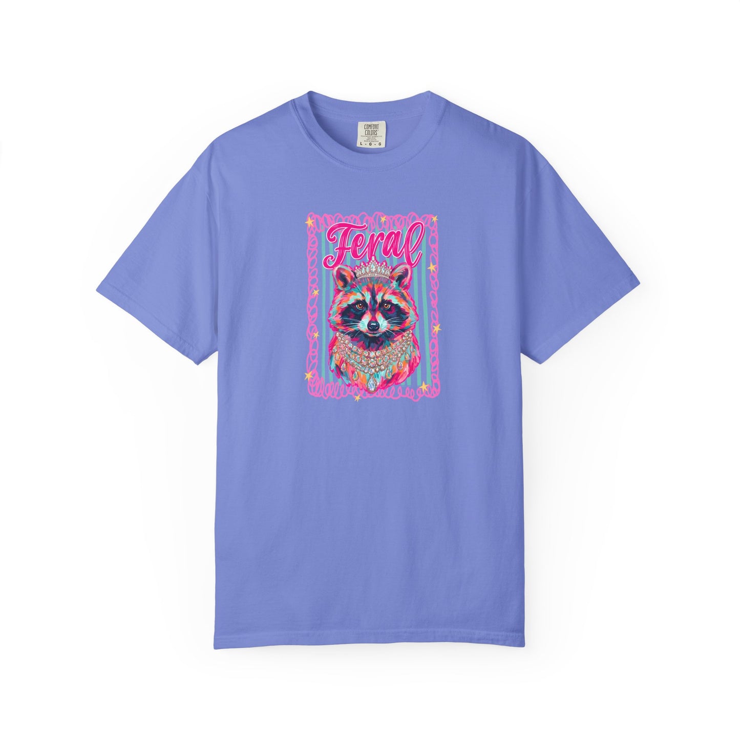 Feral Raccoon comfort color T-shirt