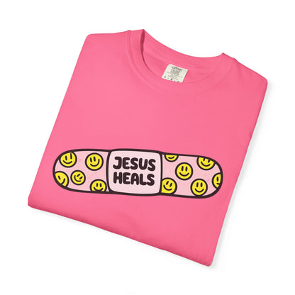 Jesus Heals Bandage T-Shirt — Christian Faith Graphic Tee
