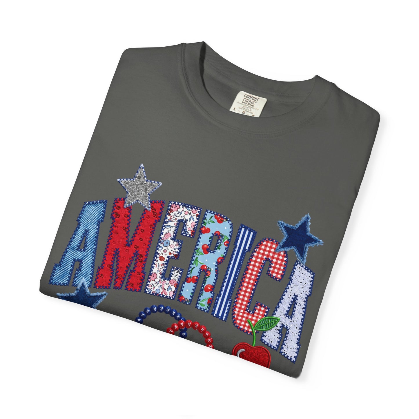 America Graphic T-Shirt — Patriotic Stars & Stripes Tee