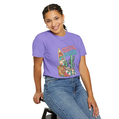 Coastal Cowgirl T-Shirt — Vintage Surf & Cactus Beach Graphic