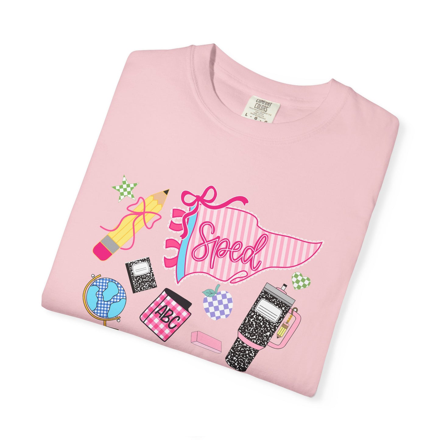 Retro Tech Collage T-Shirt — 'Speed' Graphic Tee for 90s Nostalgia