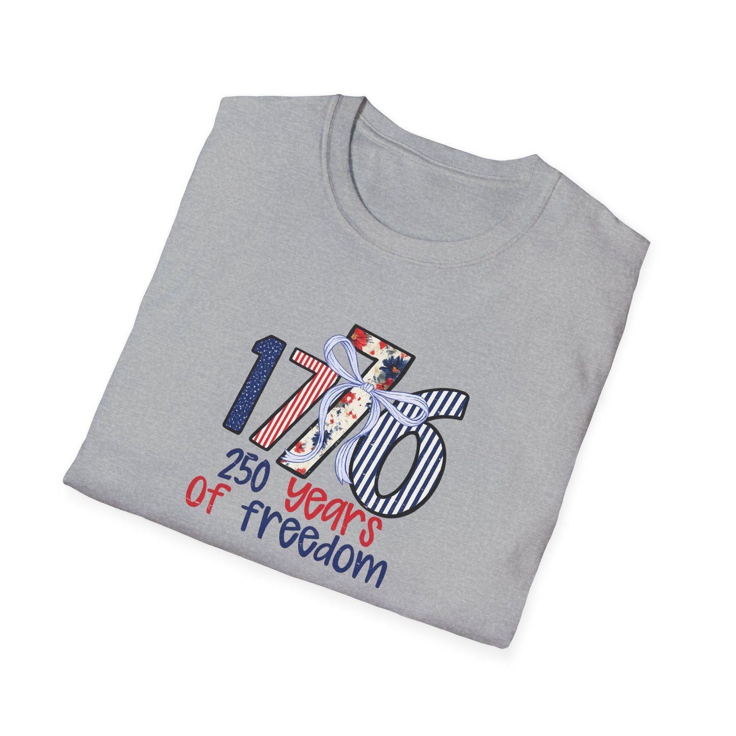 1776 "250 Years of Freedom" T-Shirt — Patriotic Independence Day Tee