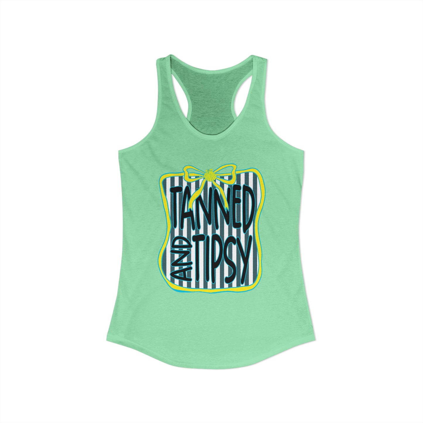 Tanned & Tipsy Racerback Tank