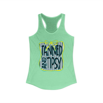 Tanned & Tipsy Racerback Tank