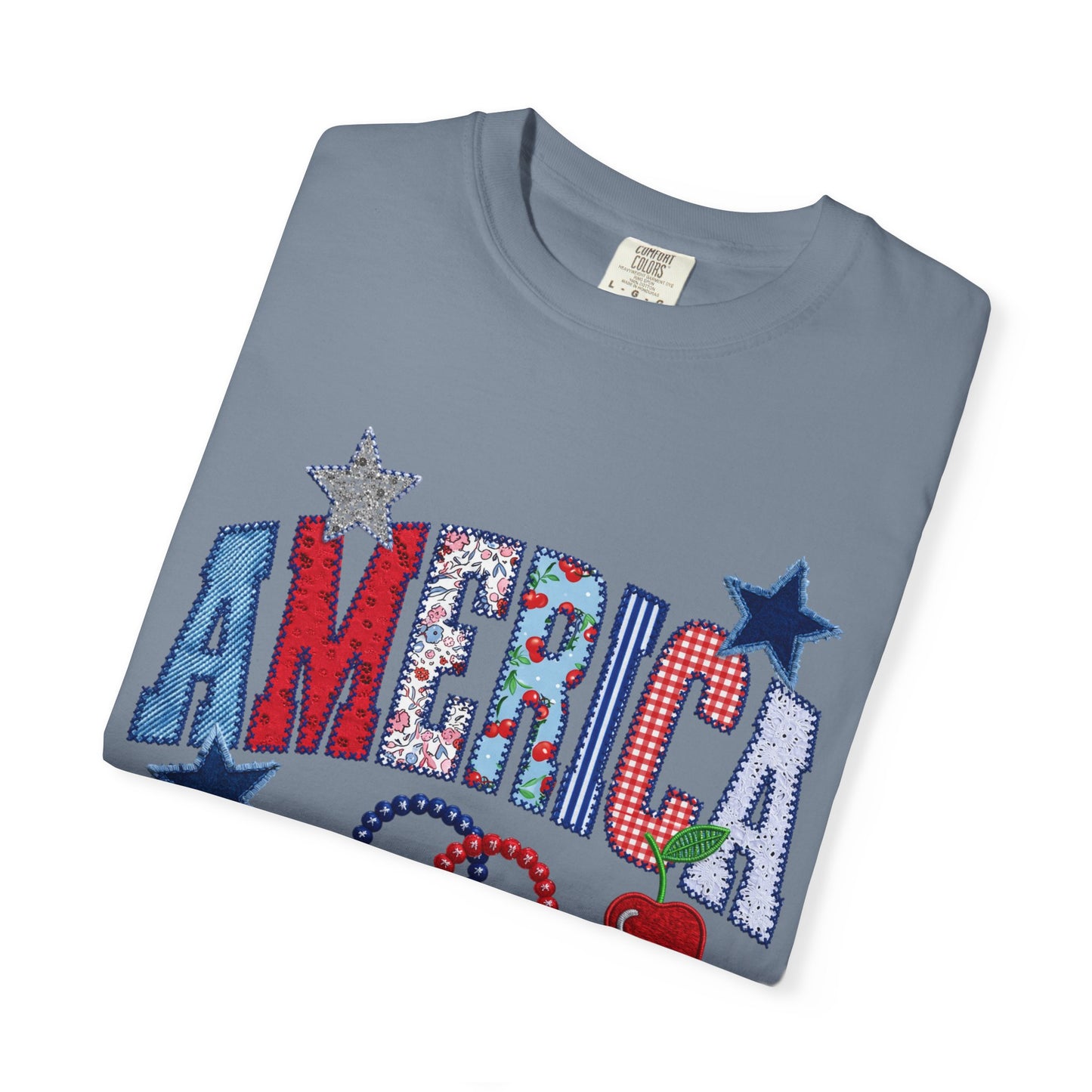 America Graphic T-Shirt — Patriotic Stars & Stripes Tee