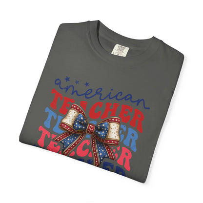 American Teacher Patriotic Graphic T-Shirt