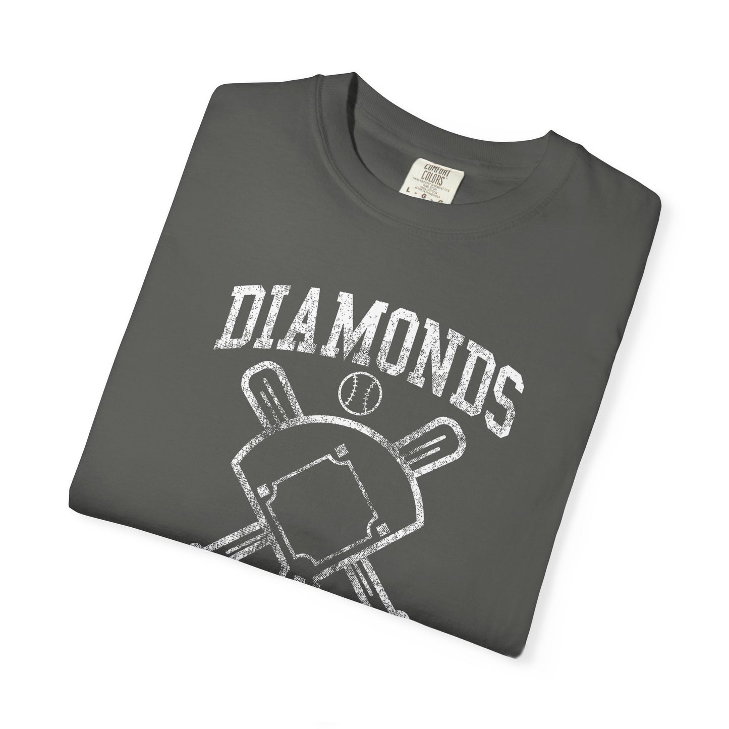 Baseball Diamonds Are A Girl's Best Friend T-Shirt – Women's Soft Vintage Baseball Tee