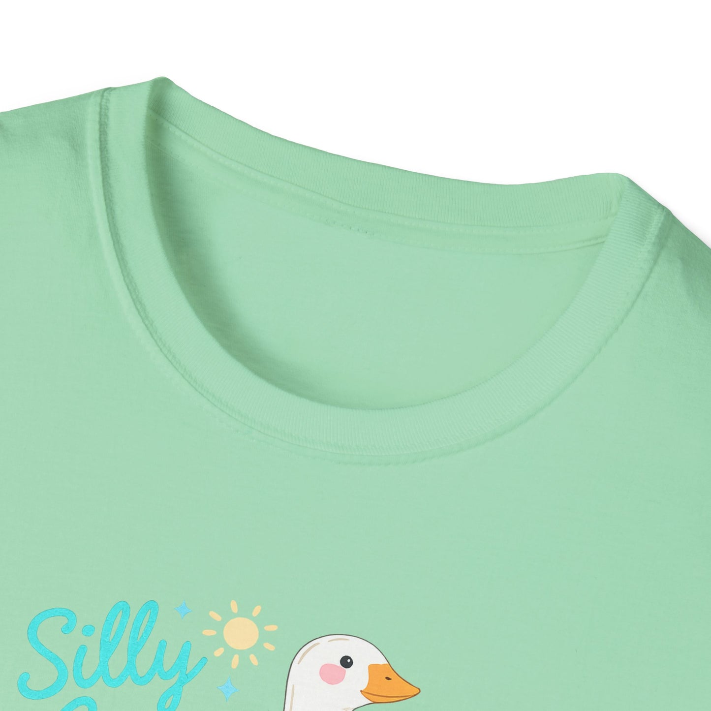 Silly Goose T-Shirt — Cute Duck Illustration Tee for Kids & Animal Lovers