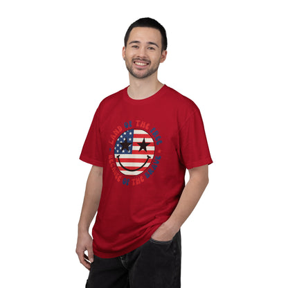Patriotic 'Land of the Free Because of the Brave' T-Shirt