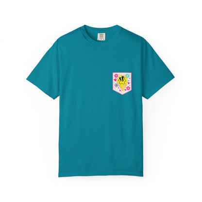 Social Moms Club T-Shirt — Colorful Retro Pocket Graphic Tee