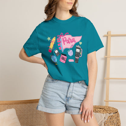 Retro 'Para' Collage T-Shirt — 90s Aesthetic Phone & Makeup Graphic Tee