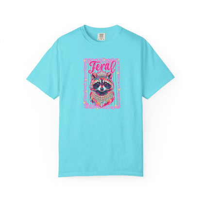 Feral Raccoon comfort color T-shirt