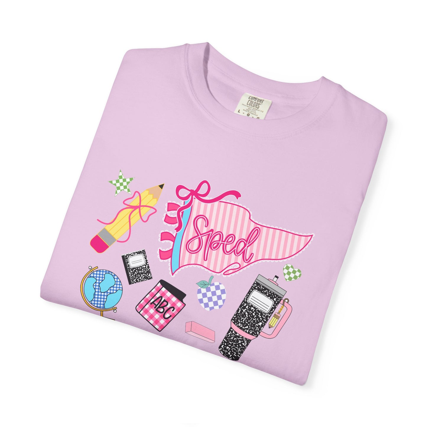 Retro Tech Collage T-Shirt — 'Speed' Graphic Tee for 90s Nostalgia