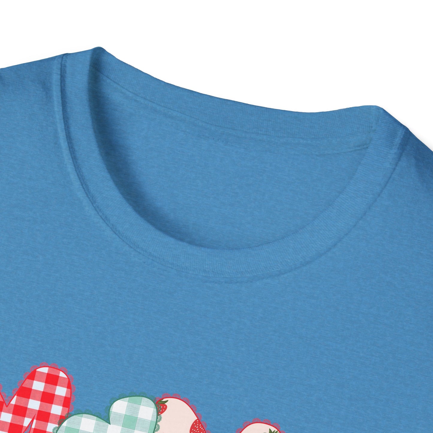 Mama Patterned Patchwork T-Shirt — Floral & Gingham "Mama" Design, Cute Mother's Day Gift
