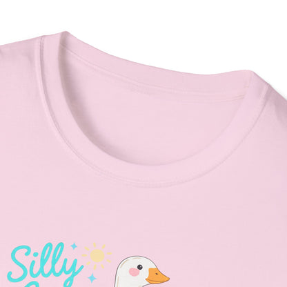 Silly Goose T-Shirt — Cute Duck Illustration Tee for Kids & Animal Lovers