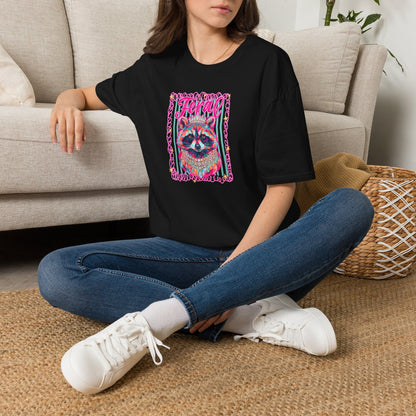 Feral Raccoon Gildan softstyle tshirt