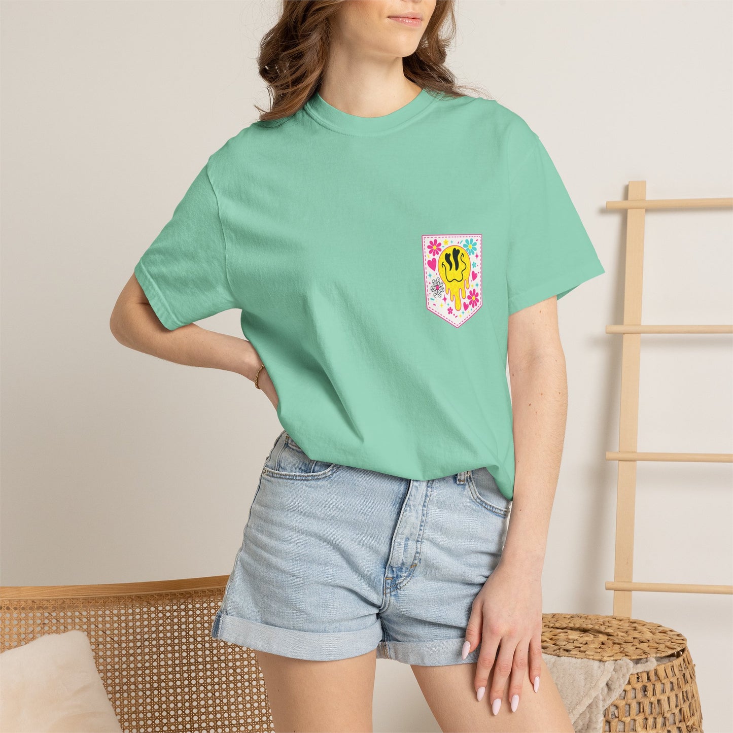 Social Moms Club T-Shirt — Colorful Retro Pocket Graphic Tee