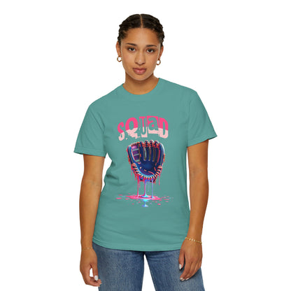 Baseball Glove Drip T-Shirt — "Squad" Graphic Sports Tee