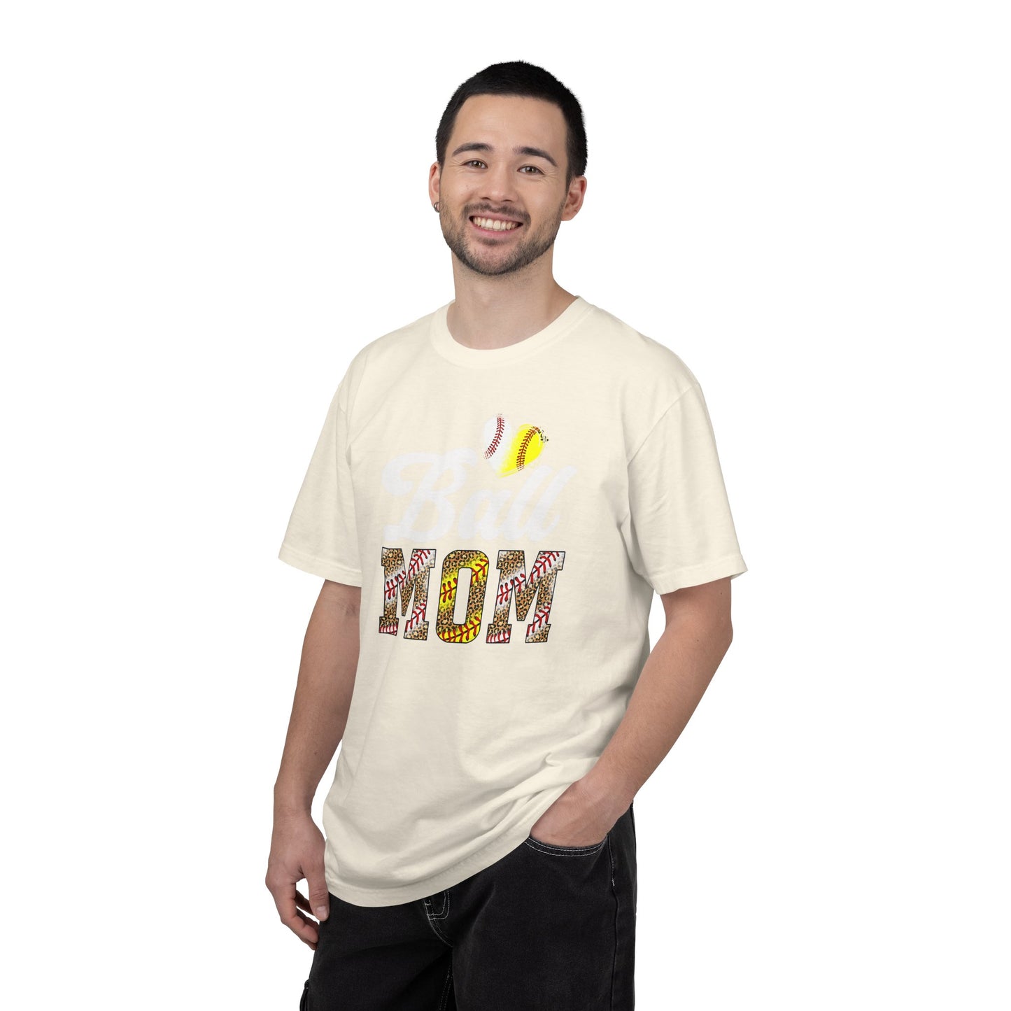 Mom Floral Pattern T-Shirt — Colorful Floral "MOM" Graphic Tee